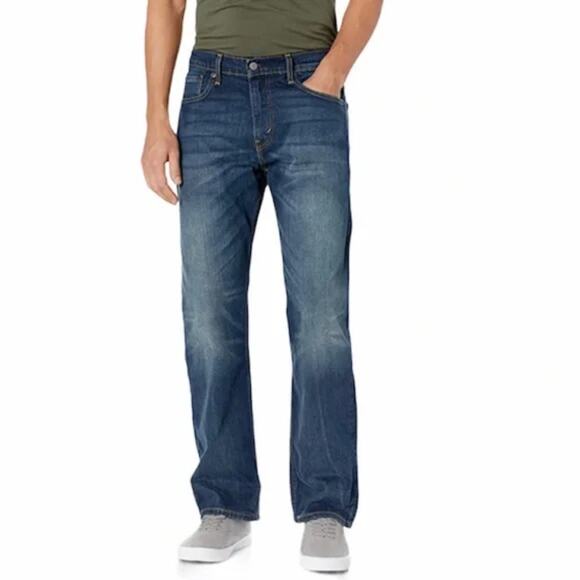 LEVI'S 569 Loose Straight Medium Blue Jeans | 34 - Picture 1 of 7
